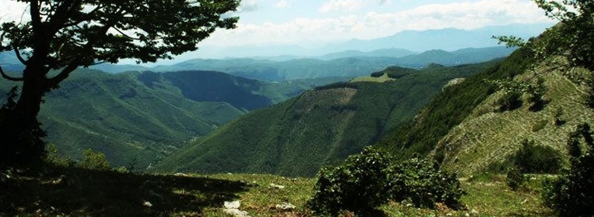 Panorama di Campo dell’Osso e dei Monti Simbruini